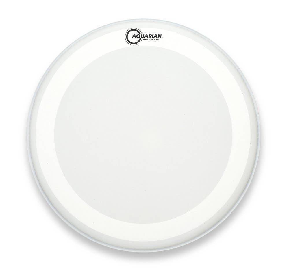Aquarian 20 Inch Bass Drum Head Coated 2 Ply Tcskii20 Super-Kick II