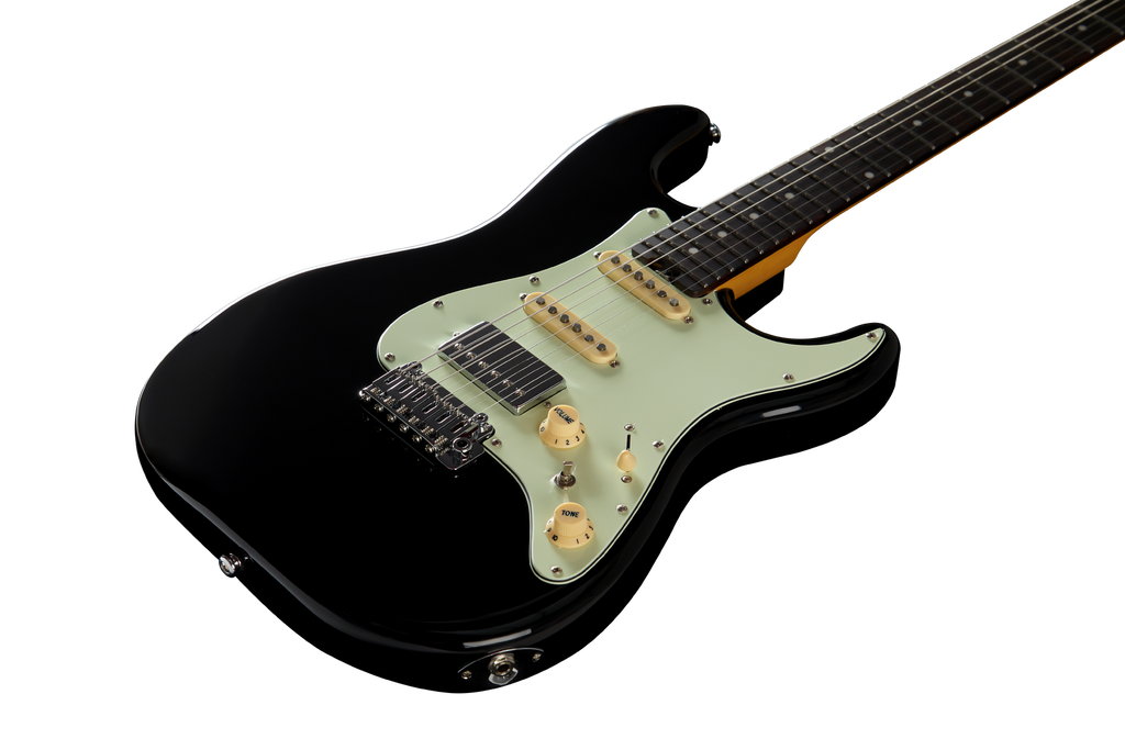 Crafter Silhouette S VVS RS CB HSS Electric Guitar - Cosmic Black