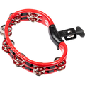 Meinl Mount Moulded Tambourine - Steel Jingles - 2R - Red