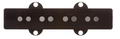 Suhr Classic J Vintage Single Coil Bass Pickup - Neck - Black
