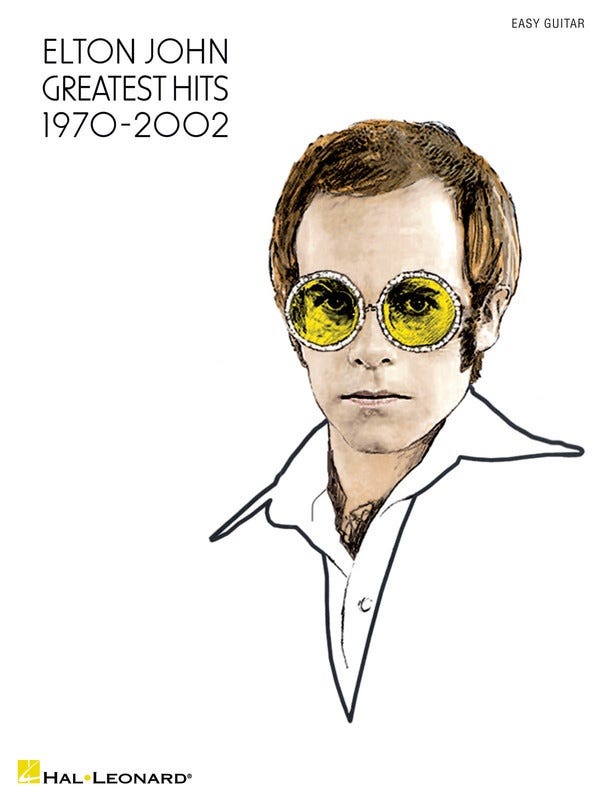 Elton John - Greatest Hits 1970-2002 Easy Guitar