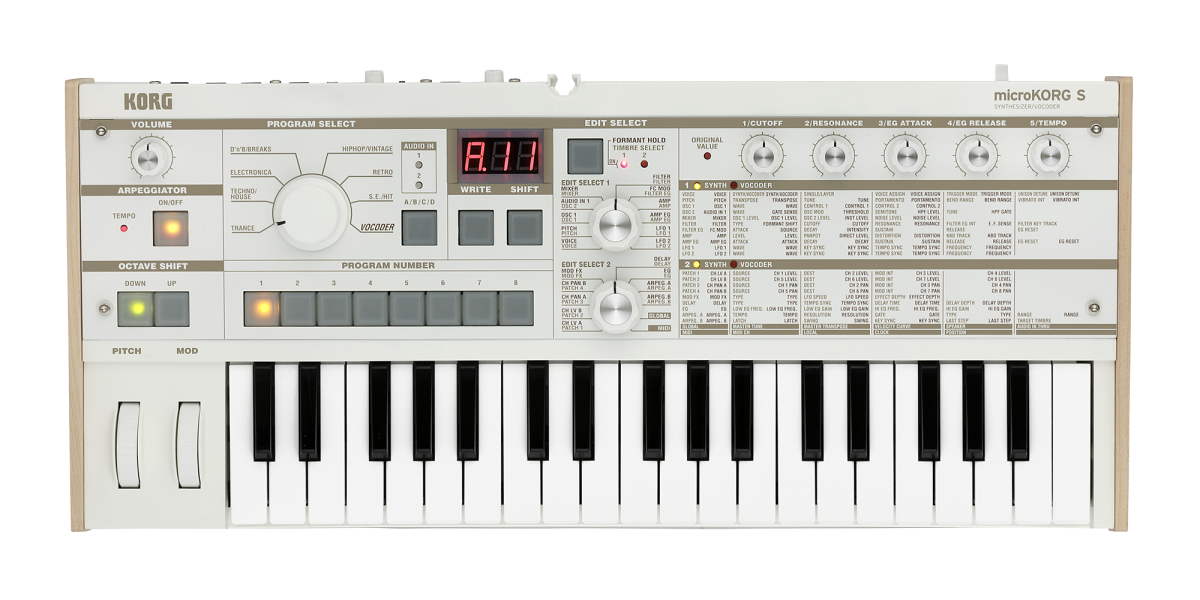 Korg microKorg S Portable Synthesizer w/Built-in Speakers