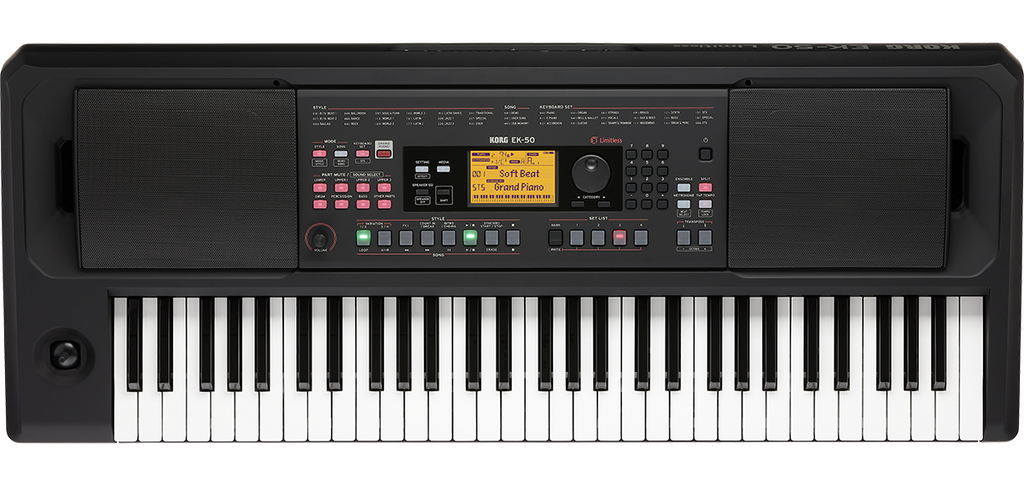 Korg EK-50L Entertainer Keyboard w/ Built-in High Volume Speakers