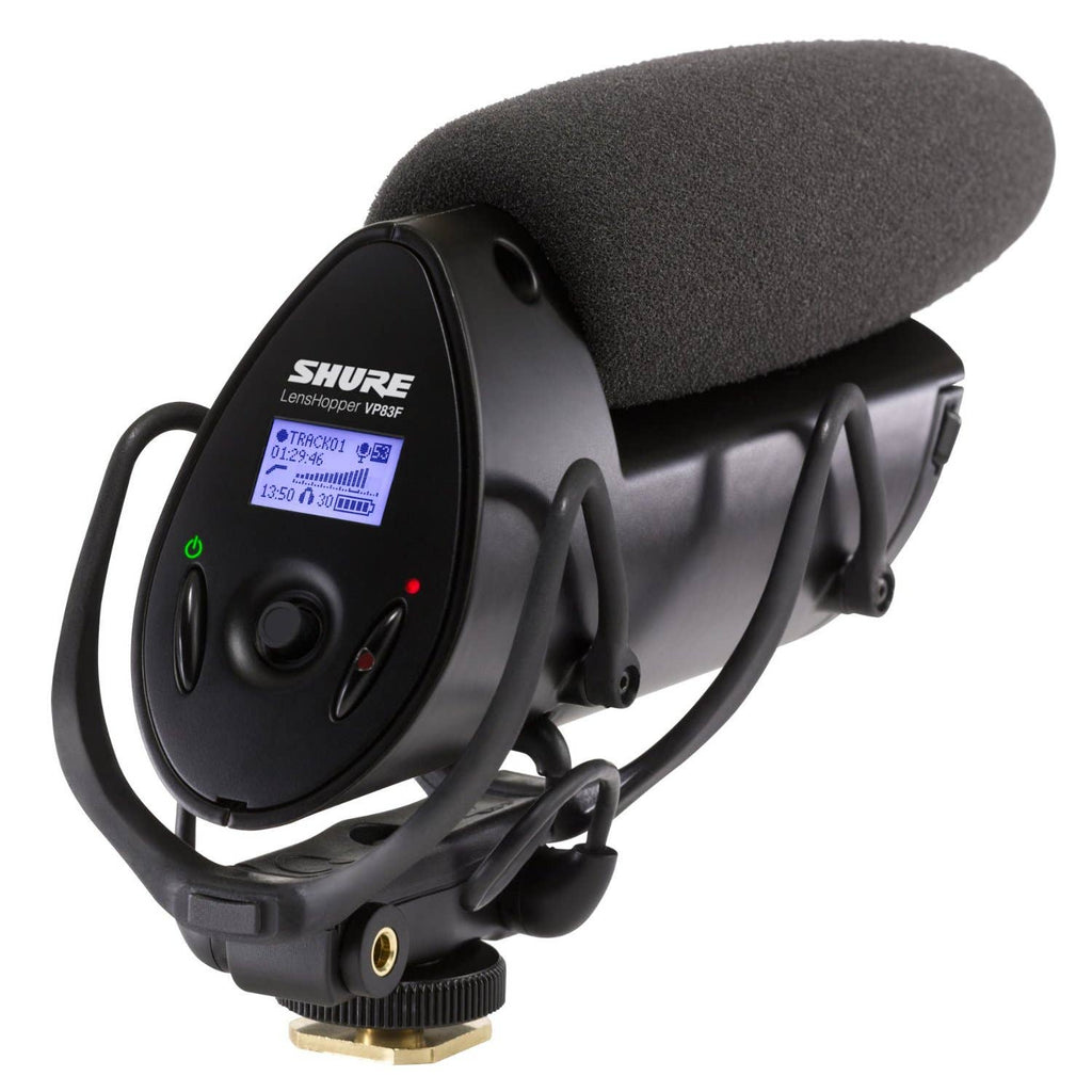 Shure VP83F LensHopper Camera-Mount Condenser Microphone w/ Flash Recording