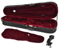 FPS Dart Shape Violin Case Black/Red 4/4