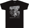 Fender Stratocaster 70th Anniversary Tee - Black - XXL