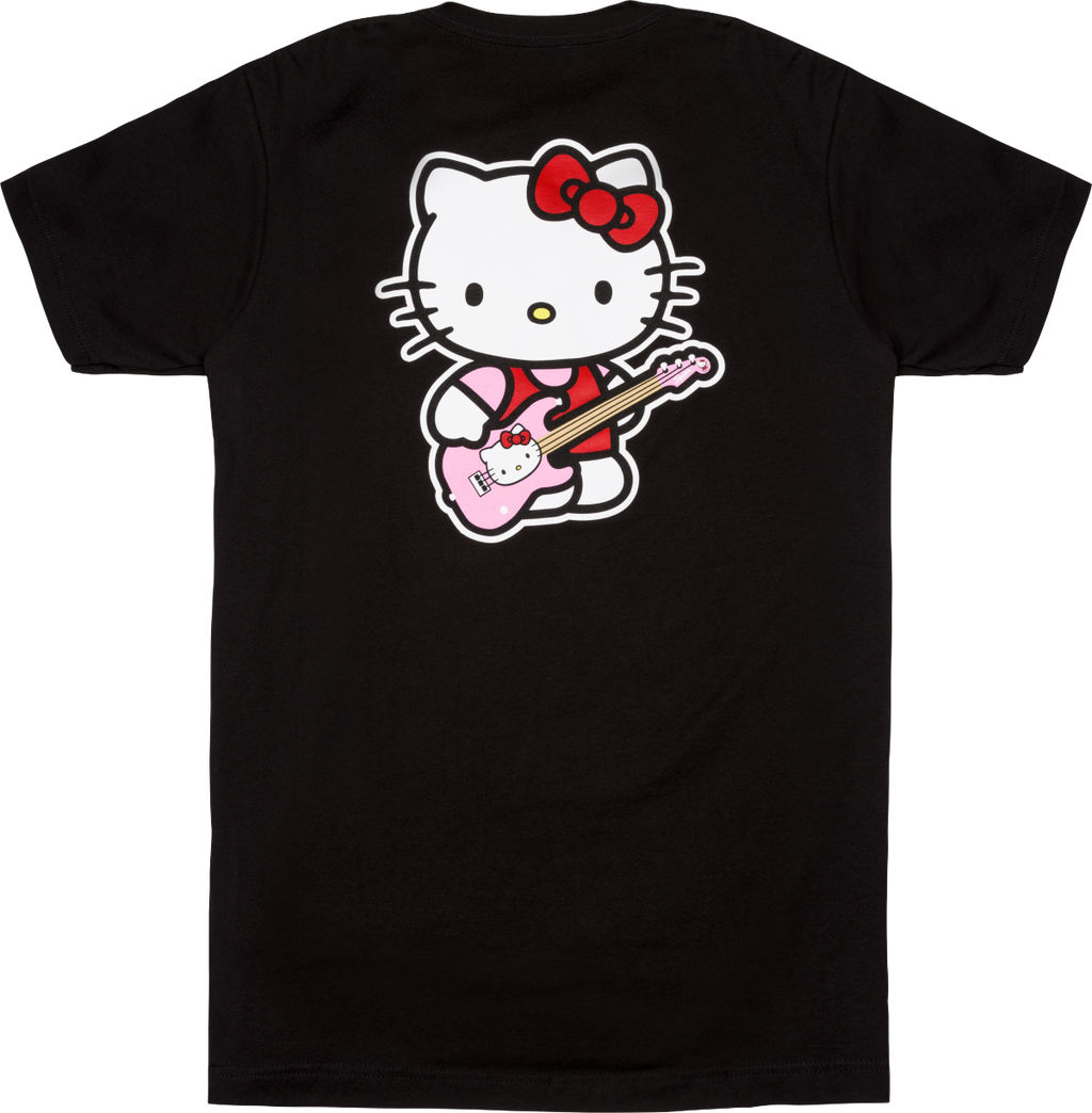 Fender x Hello Kitty Back Logo Tee - Blk L