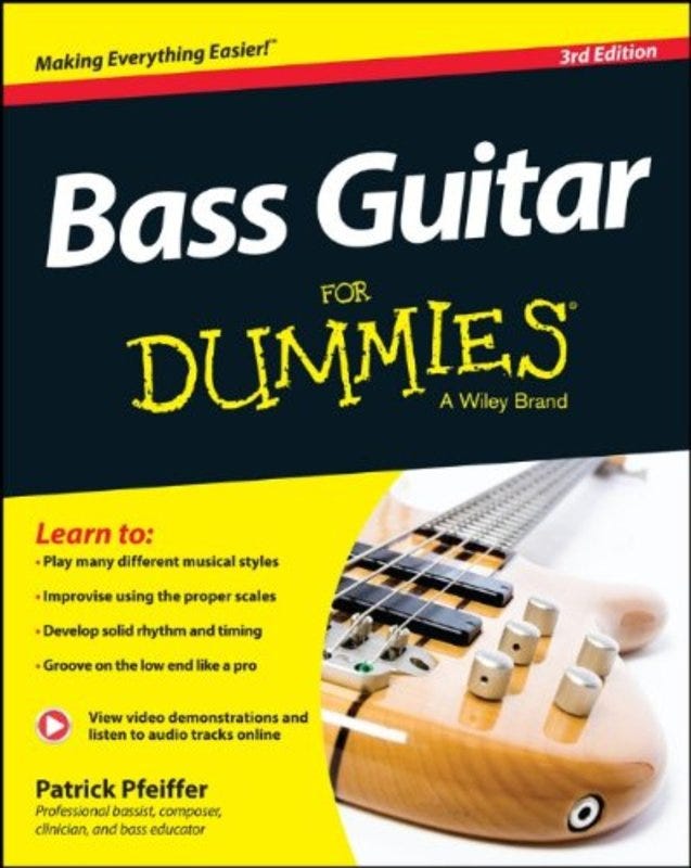 Bass Guitar For Dummies 3Rd Ed Bk/Ola
