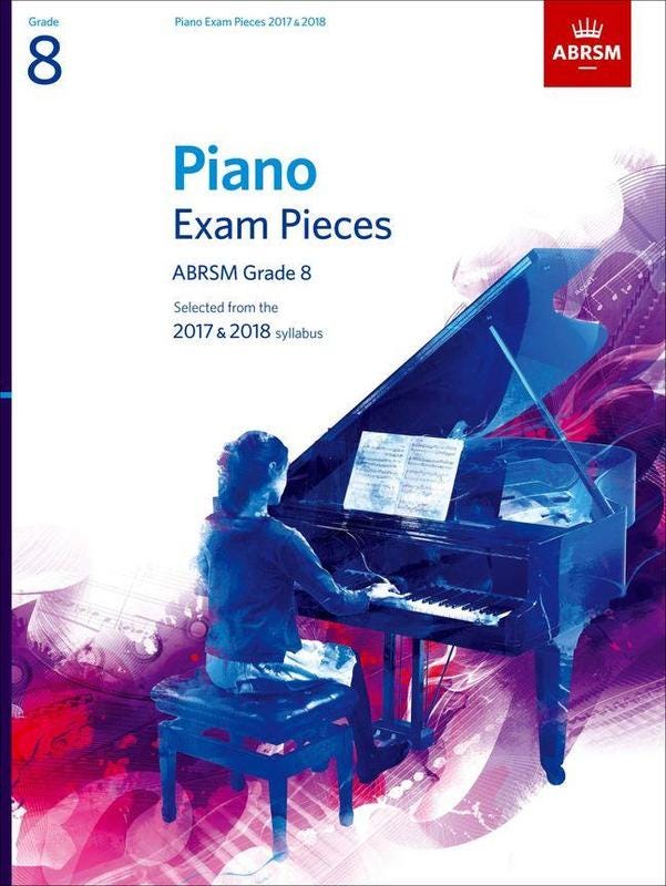 Abrsm Piano Exam Pieces Gr 8 2019-2020 Book