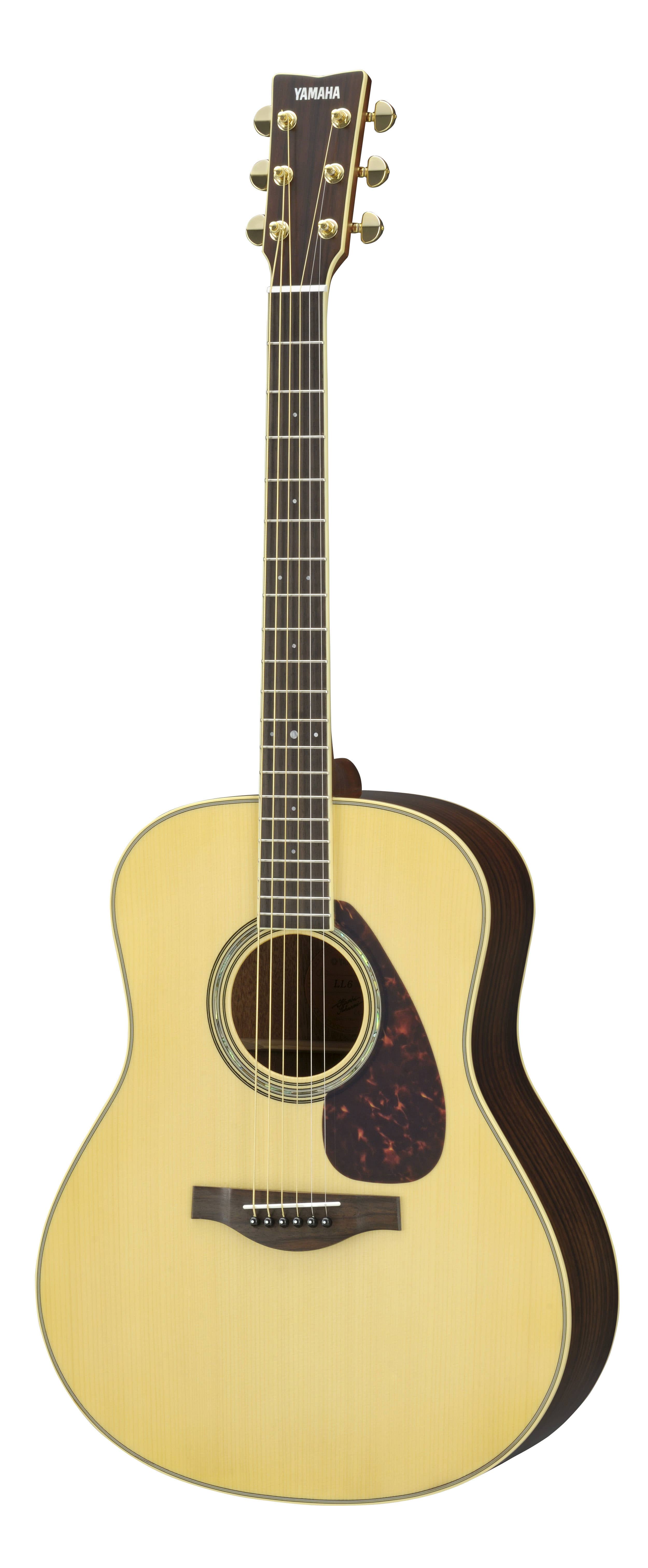 Yamaha LL6ARE Jumbo Acoustic Electric Guitar w/Hard Bag - Natural