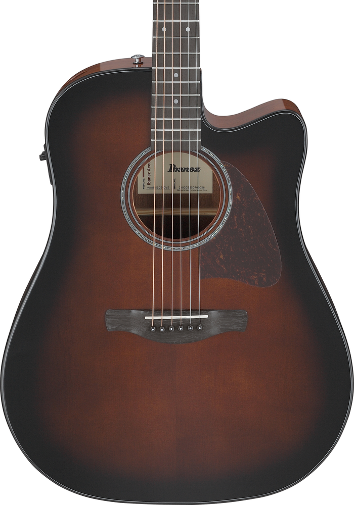Ibanez AAD51CE Acoustic Guitar - Dark Violin Sunburst High Gloss