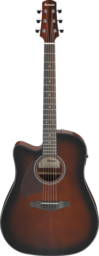 Ibanez AAD51LCE Acoustic Guitar - Dark Violin Sunburst High Gloss - Left Handed