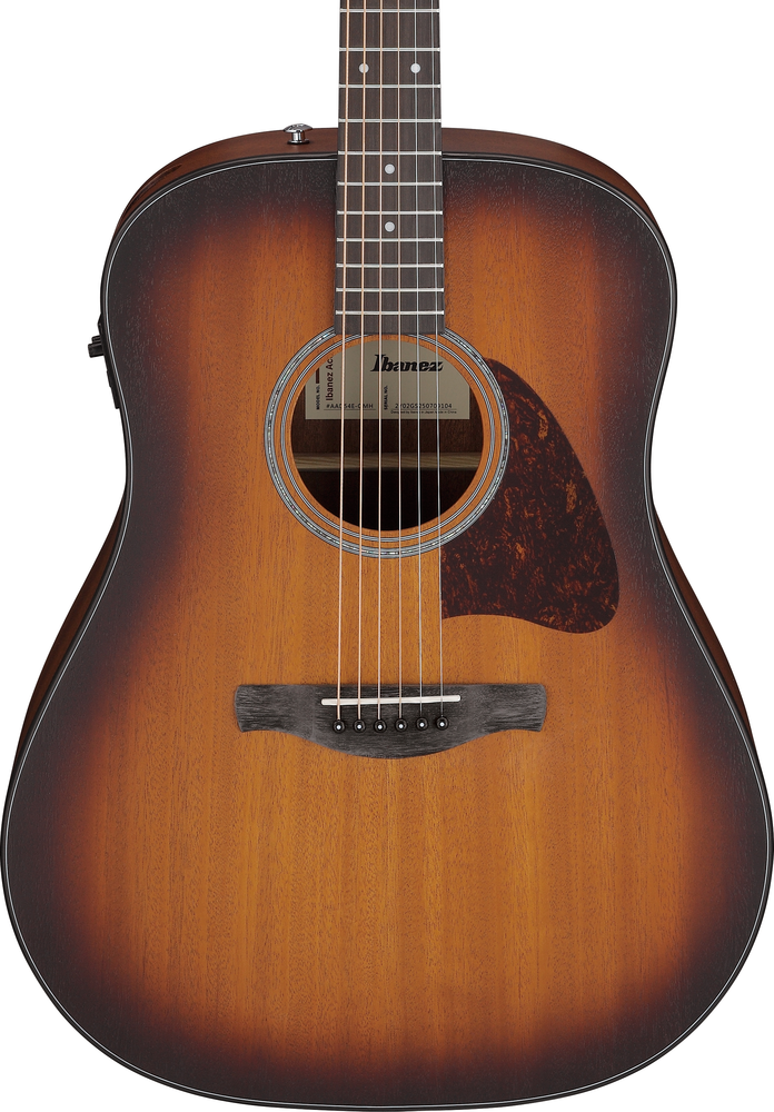 Ibanez AAD54E Acoustic Guitar - Open Pore Mahogany Sunburst