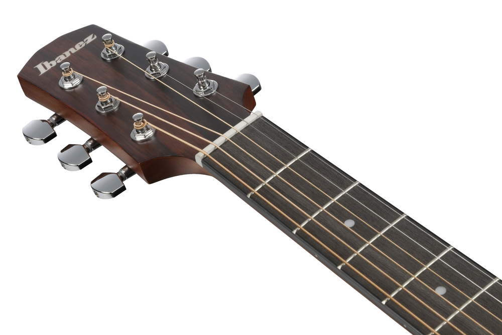 Ibanez AAD70CE Acoustic Guitar - Transparent Charcoal Burst Low Gloss top / Natural Open Pore back and sides