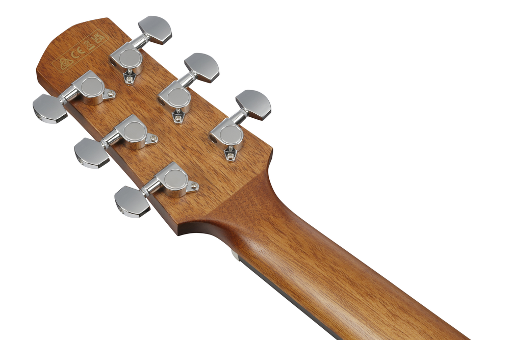 Ibanez AAD70CE Acoustic Guitar - Transparent Charcoal Burst Low Gloss top / Natural Open Pore back and sides