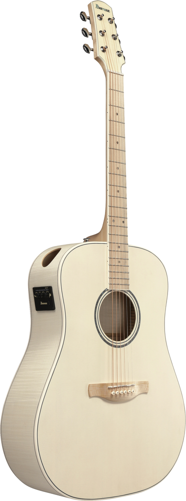 Ibanez AAD77M1E Acoustic Guitar - Open Pore Antique White