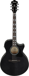 Ibanez AE170 Acoustic Guitar - Transparent Black High Gloss