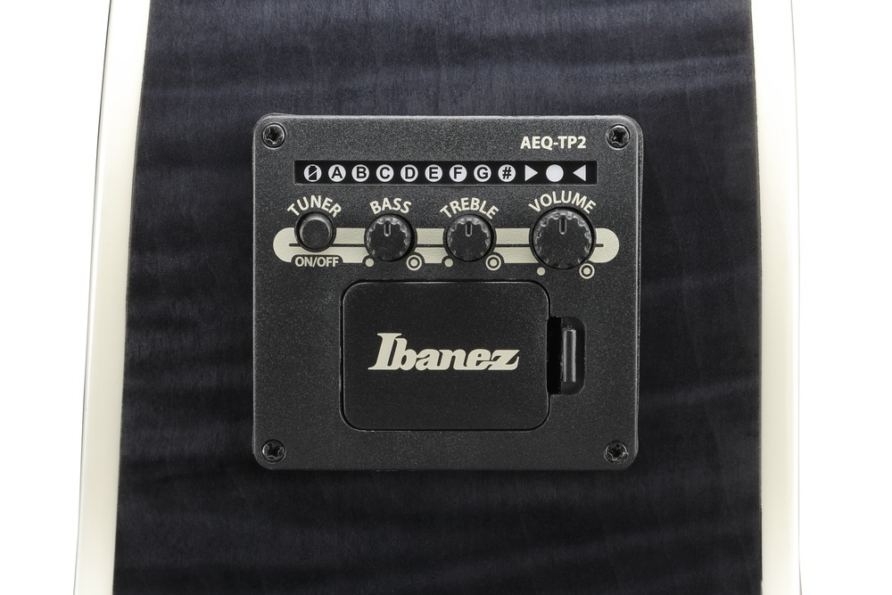 Ibanez AE170 Acoustic Guitar - Transparent Black High Gloss