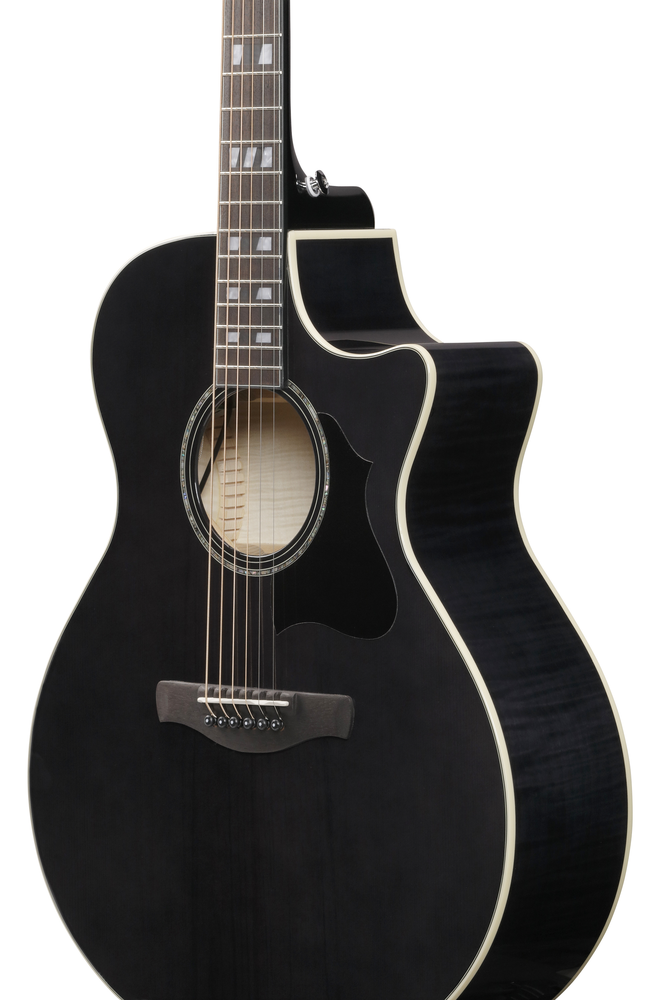 Ibanez AE170 Acoustic Guitar - Transparent Black High Gloss