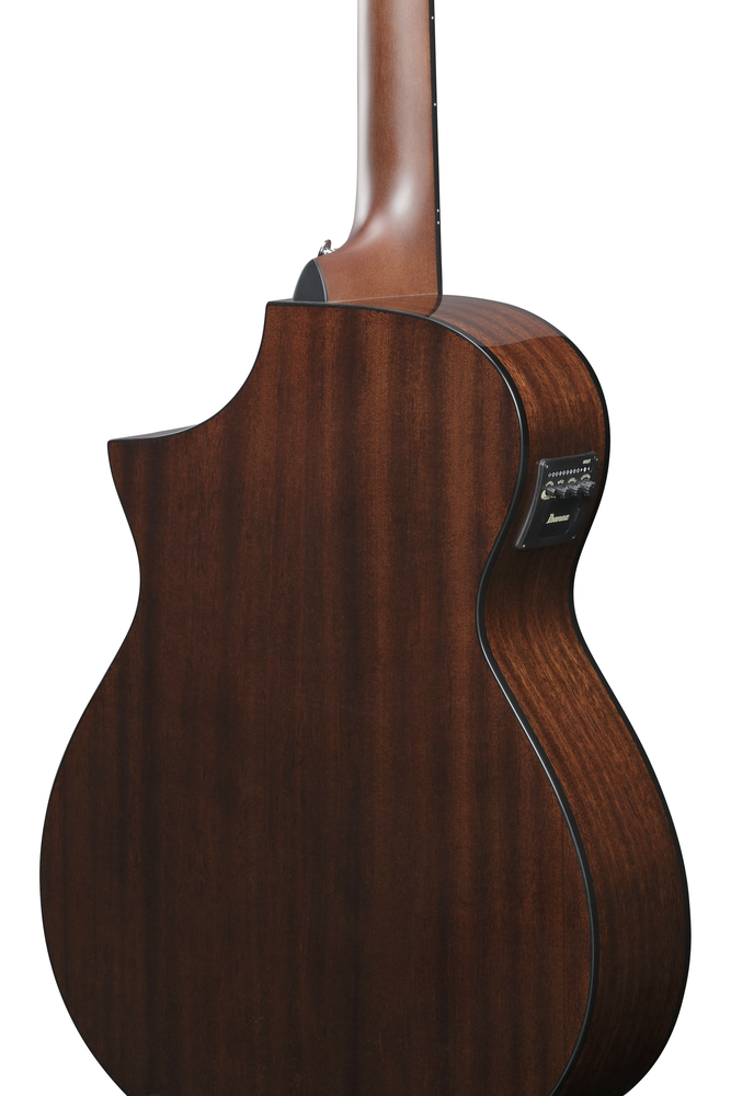 Ibanez AEWC16QA Acoustic Guitar - Transparent Emerald Burst High Gloss top / Natural High Gloss back and sides