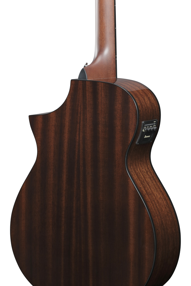 Ibanez AEWC16QA Acoustic Guitar - Transparent Black Sunburst High Gloss top / Natural High Gloss back and sides