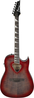 Ibanez ALT50FA Acoustic Guitar - Red Doom Burst High Gloss