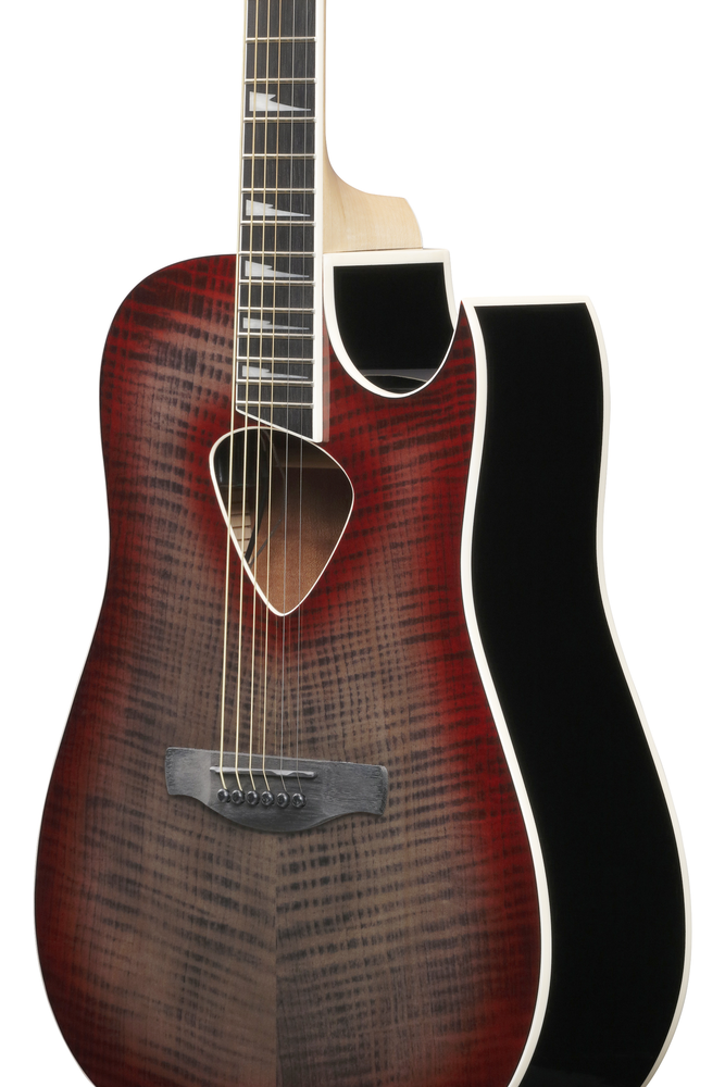 Ibanez ALT50FA Acoustic Guitar - Red Doom Burst High Gloss