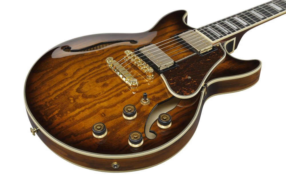 Ibanez AM93QA Electric Guitar - Vintage Violin High Gloss