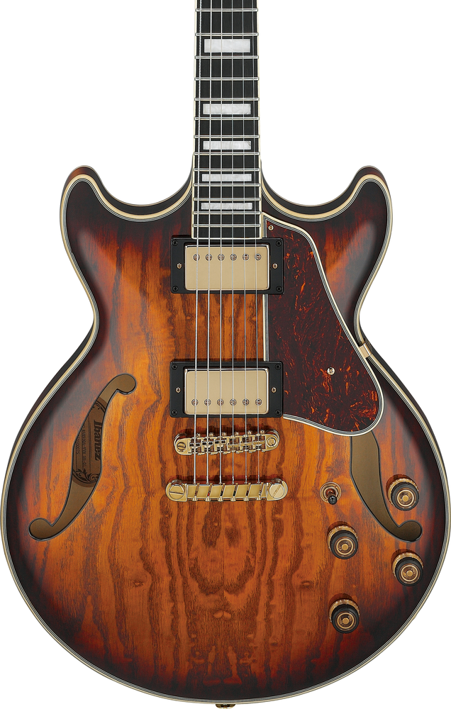 Ibanez AM93QA Electric Guitar - Vintage Violin High Gloss