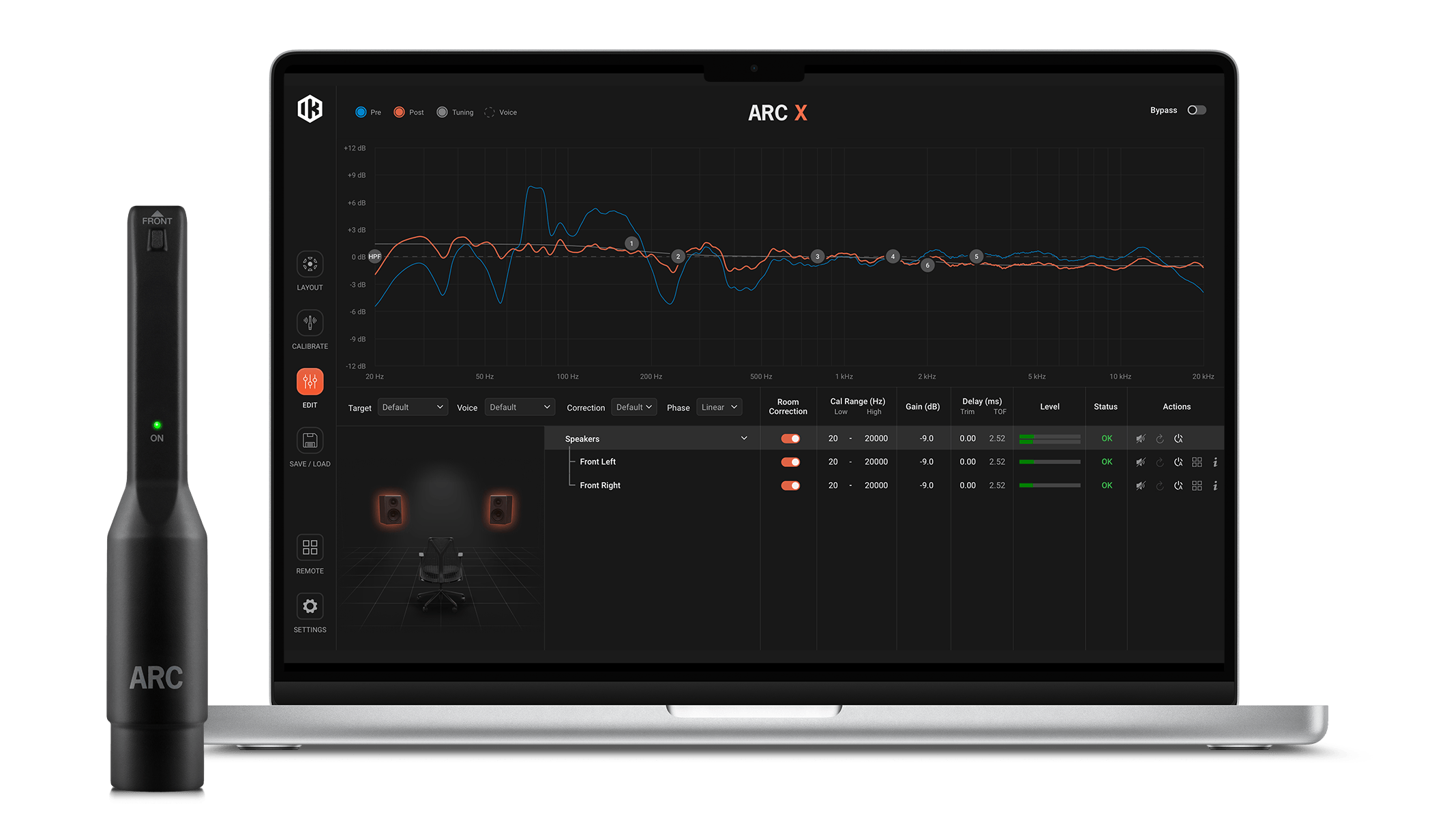 IK ARC X Advanced Room Correction Software + MEMS Measurement Microphone