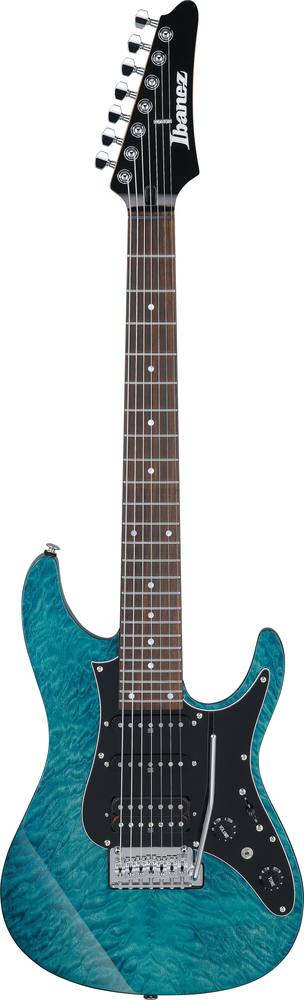 Ibanez AZ447P1QM 7-String Electric Guitar -  Cosmic Blue