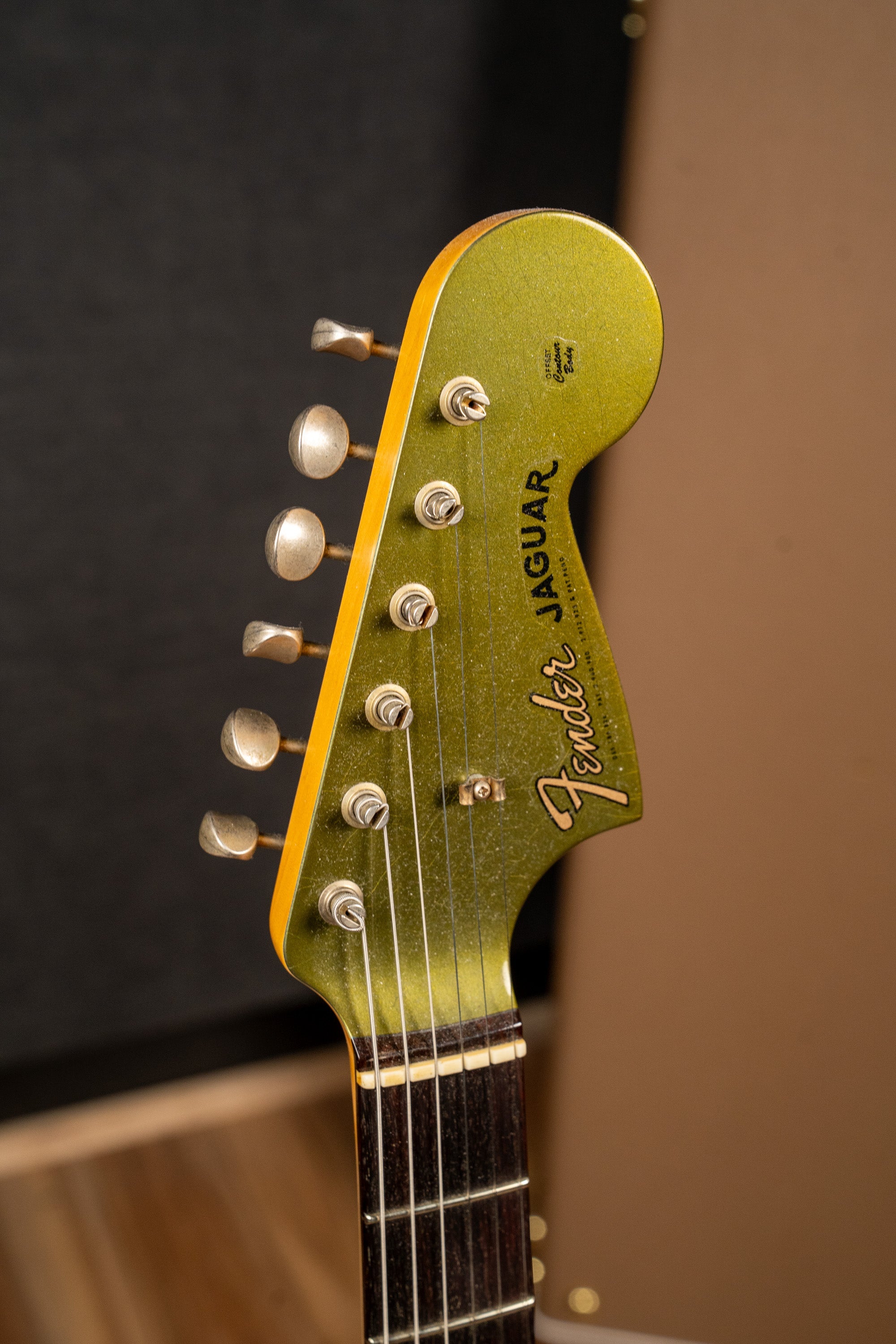 Fender Custom Shop JL25-20 B4 64 Jaguar Journeyman Relic - Irish Pub Green - Pre-Owned (#CZ587325)