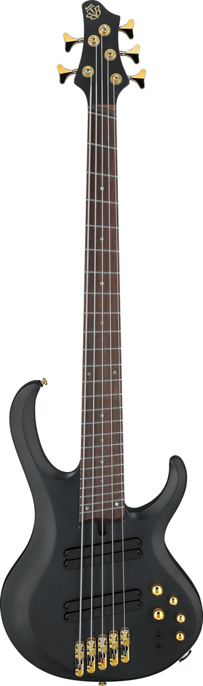 Ibanez BTB605LM Electric Bass - Black Flat