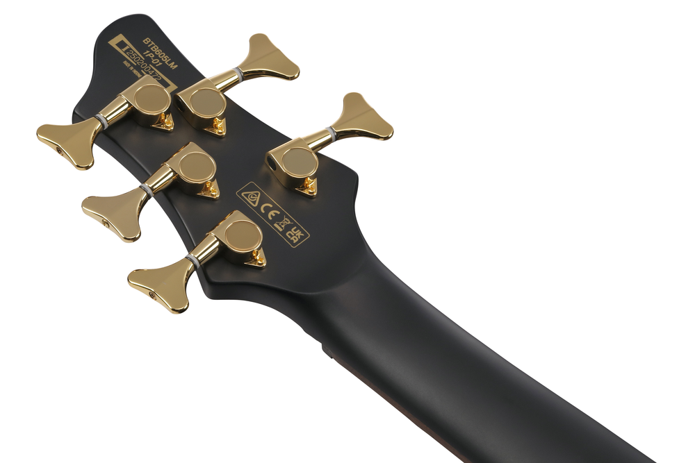 Ibanez BTB605LM Electric Bass - Black Flat