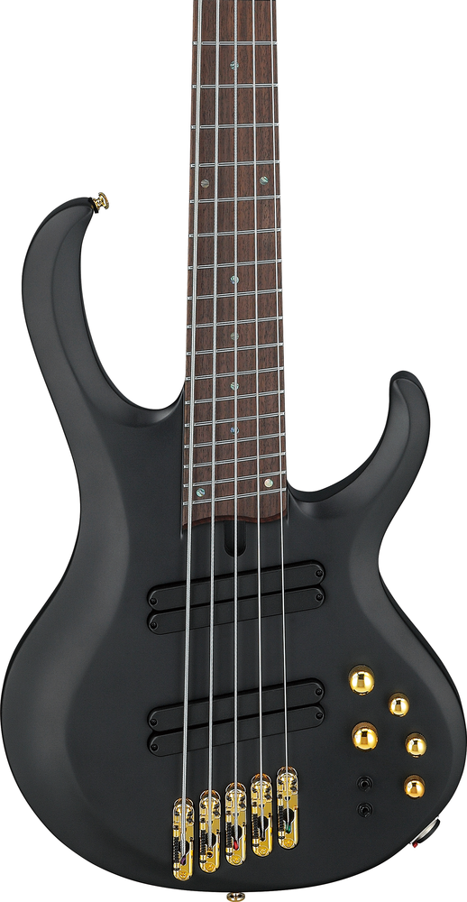 Ibanez BTB605LM Electric Bass - Black Flat