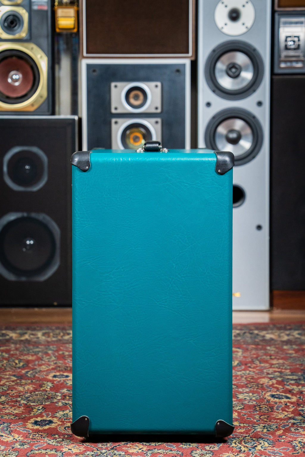 Bad Cat CUSTOM Era 30 1x12" Guitar Cab - Antique Green / Gold Piping