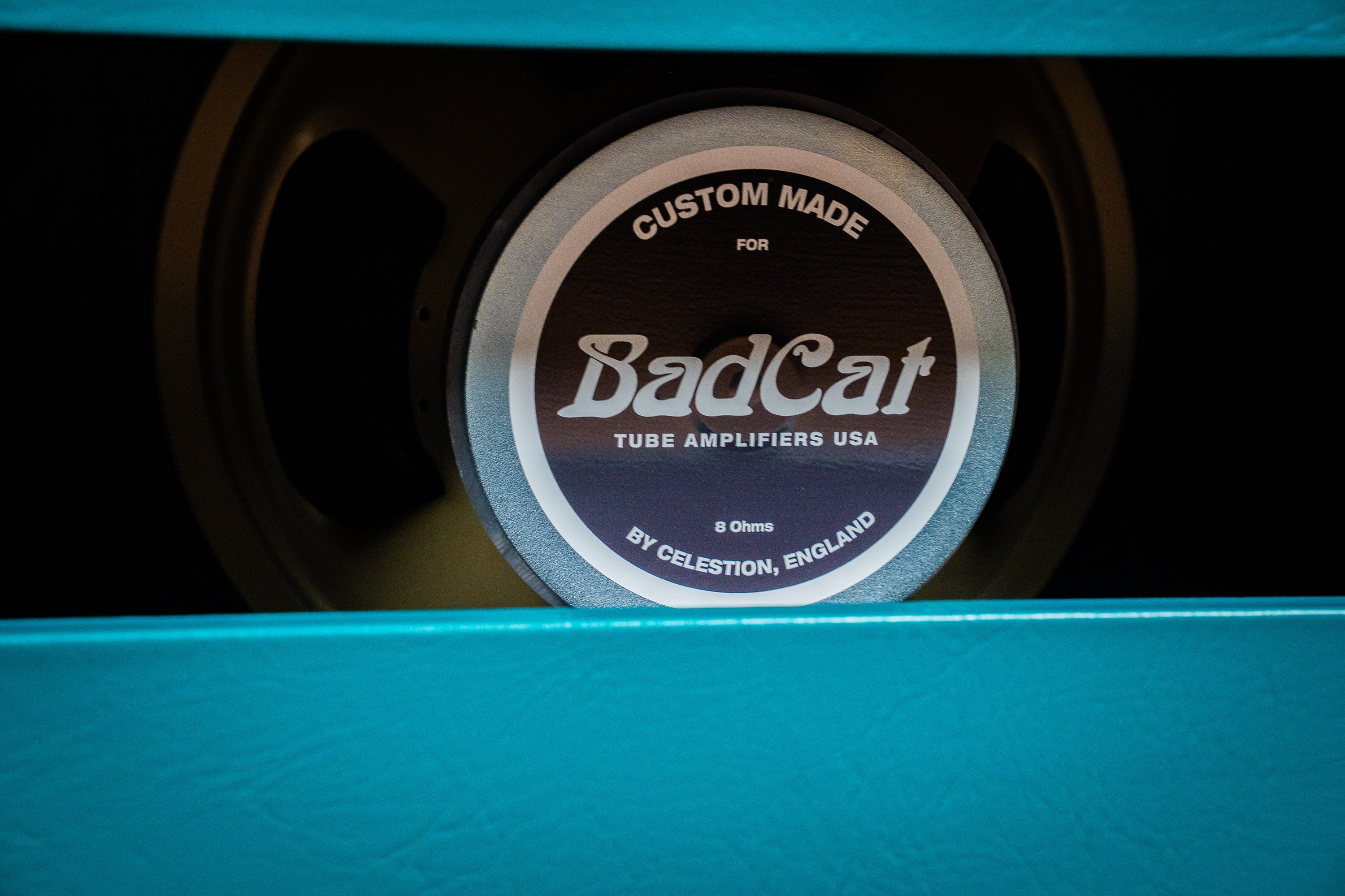 Bad Cat CUSTOM Era 30 1x12" Guitar Cab - Antique Green / Gold Piping