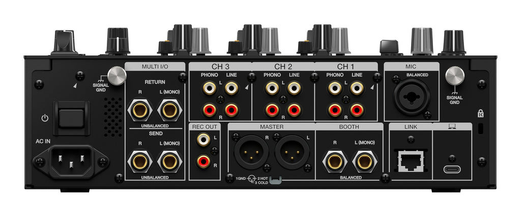AlphaTheta DJMV5 3-channel professional DJ mixer