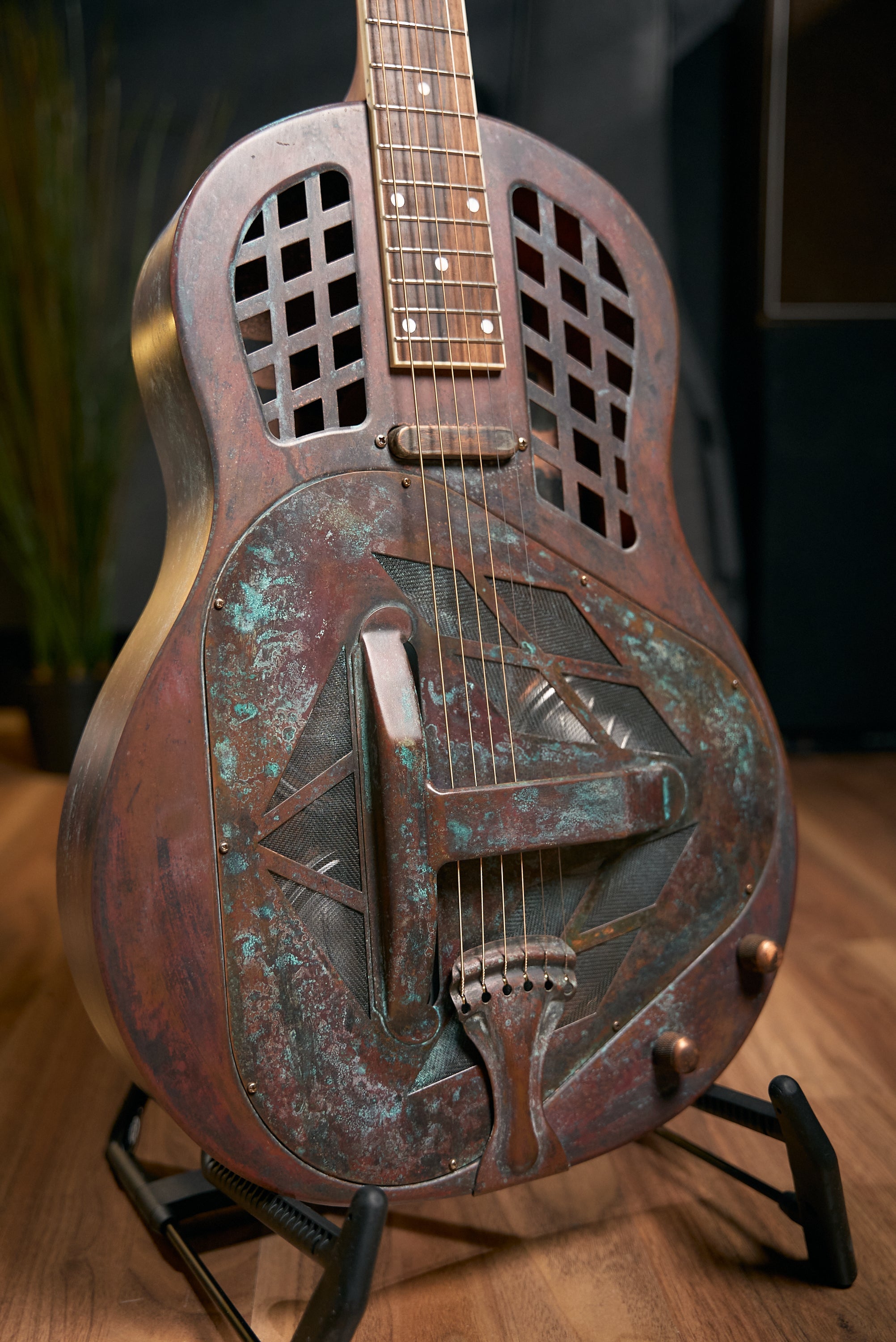 Bourbon Street BSR-3C-CR Tricone Resonator w/Case - Copper Rust - Pre-Owned
