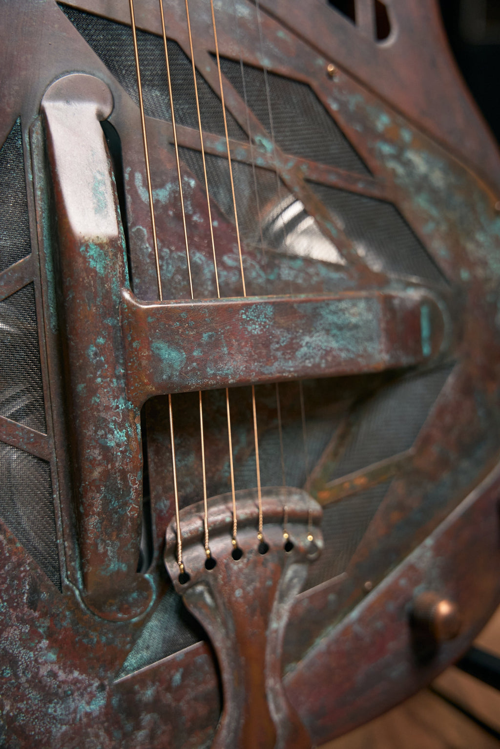 Bourbon Street BSR-3C-CR Tricone Resonator w/Case - Copper Rust - Pre-Owned