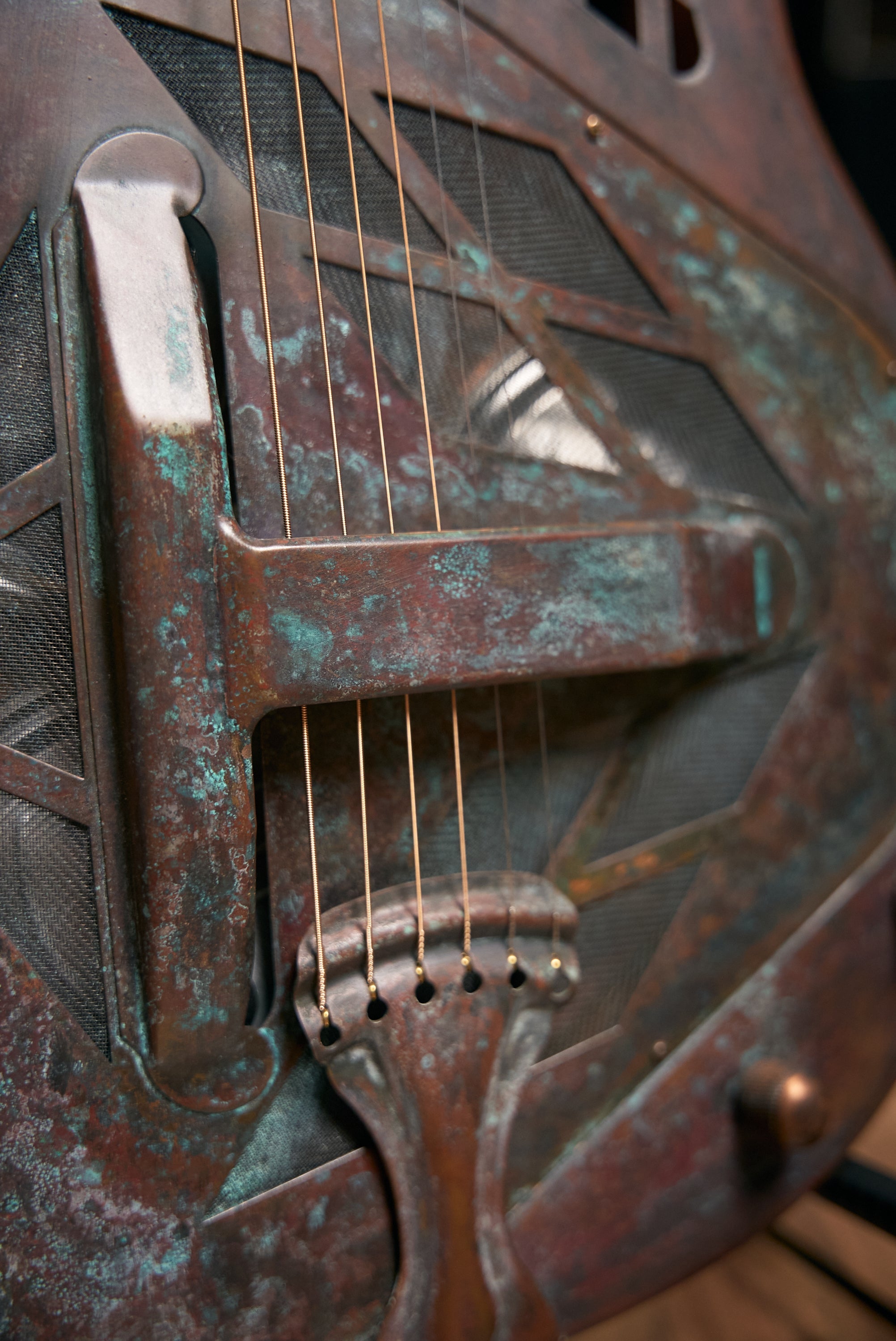 Bourbon Street BSR-3C-CR Tricone Resonator w/Case - Copper Rust - Pre-Owned