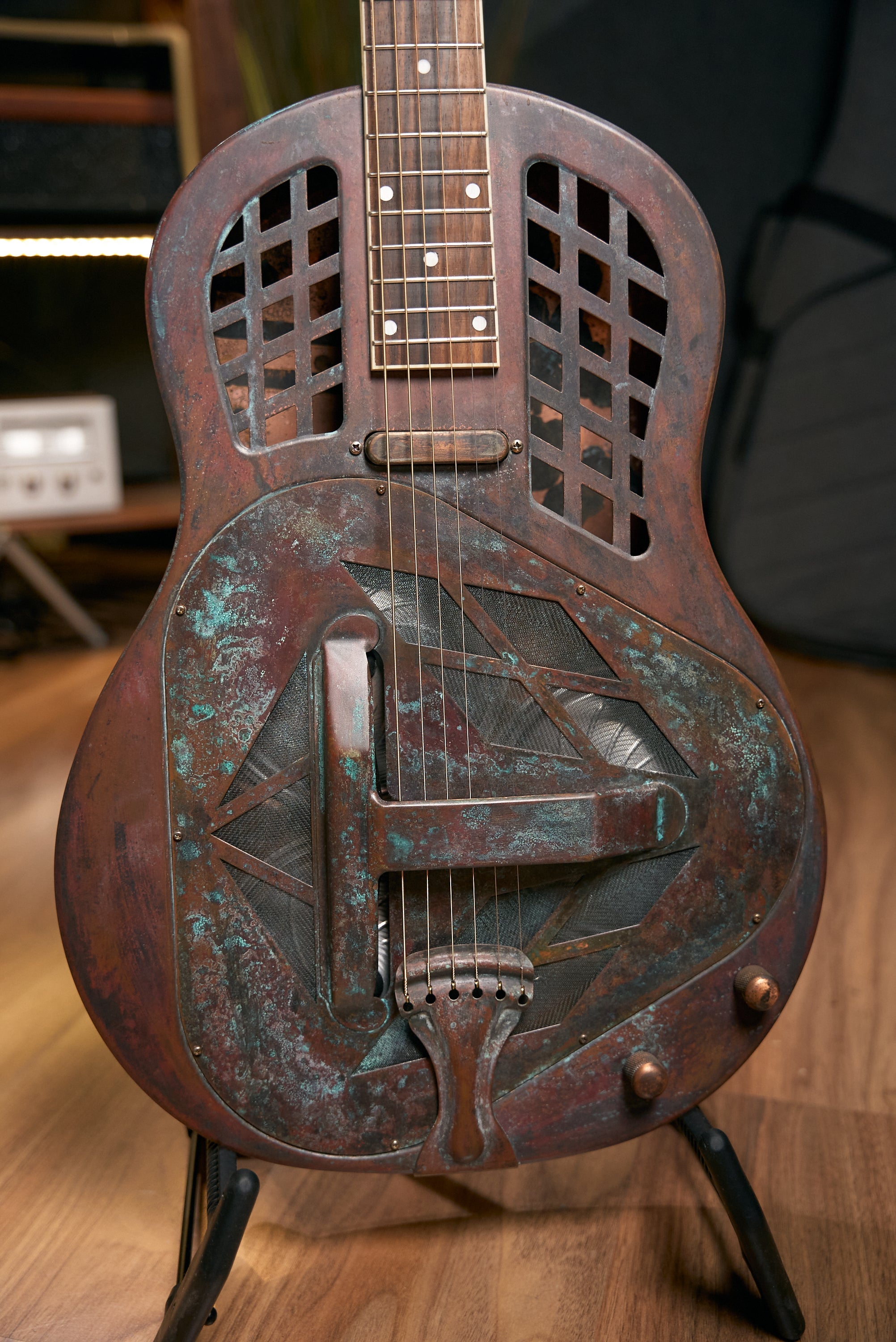 Bourbon Street BSR-3C-CR Tricone Resonator w/Case - Copper Rust - Pre-Owned