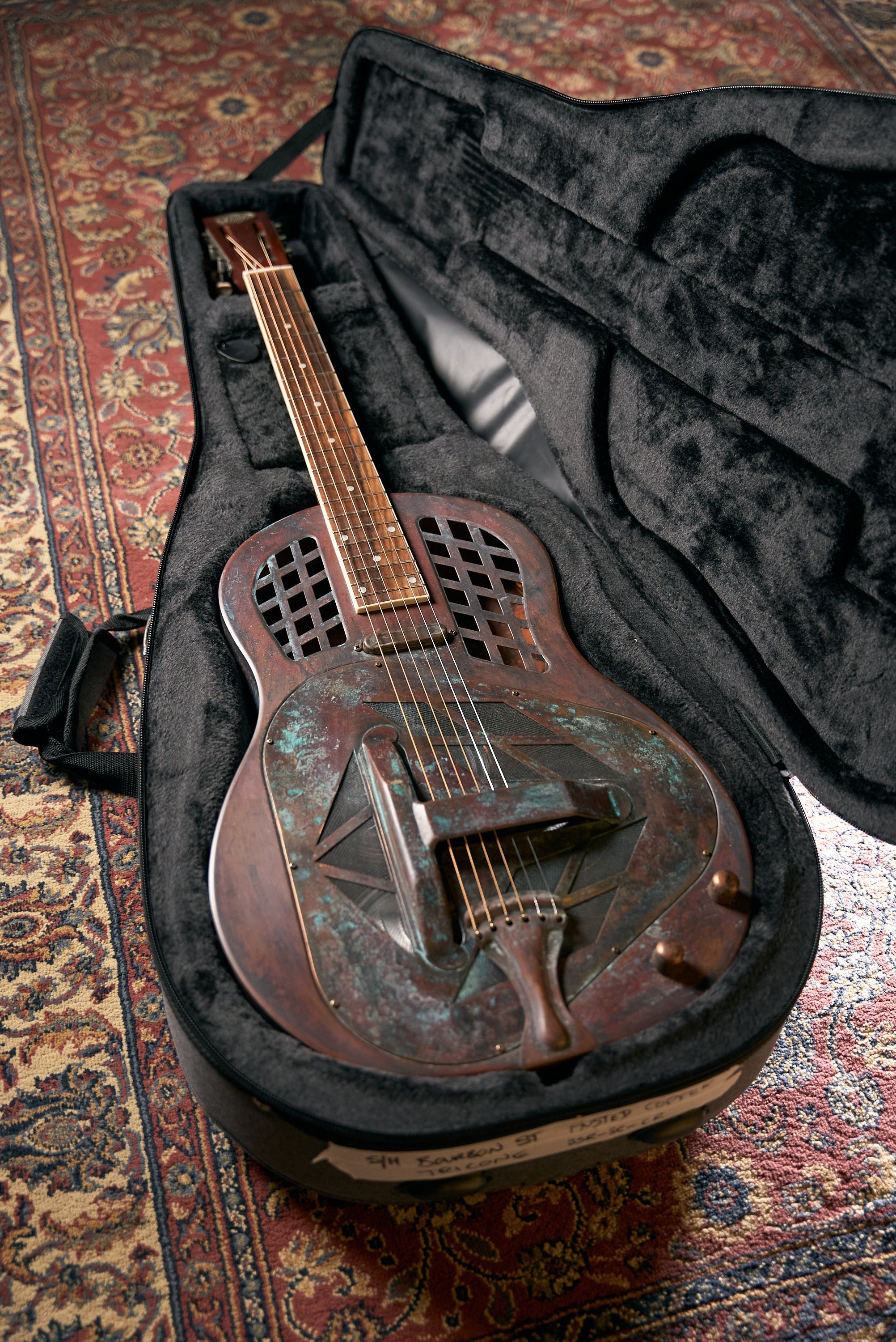 Bourbon Street BSR-3C-CR Tricone Resonator w/Case - Copper Rust - Pre-Owned