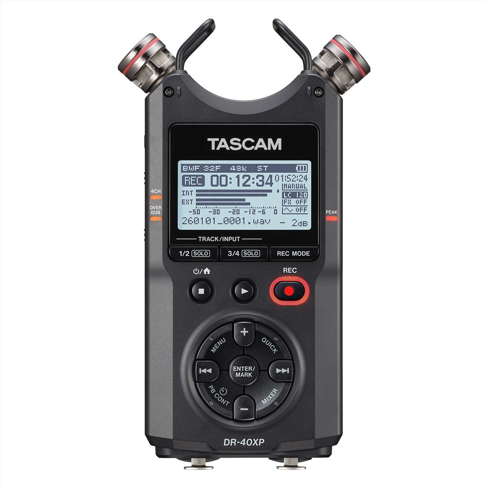 Tascam DR-40XP 4ch 32-bit Float Portable Recorder