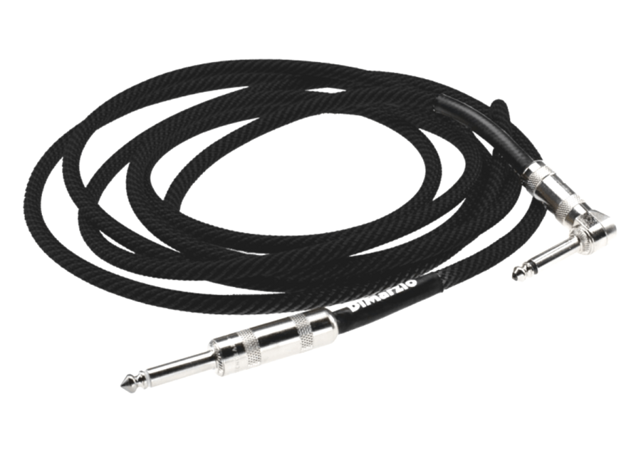 Dimarzio 10ft Instrument Cable - Straight to RA Jack