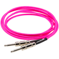 Dimarzio Braided Instrument Cable 18ft (5.5m) - Neon Pink
