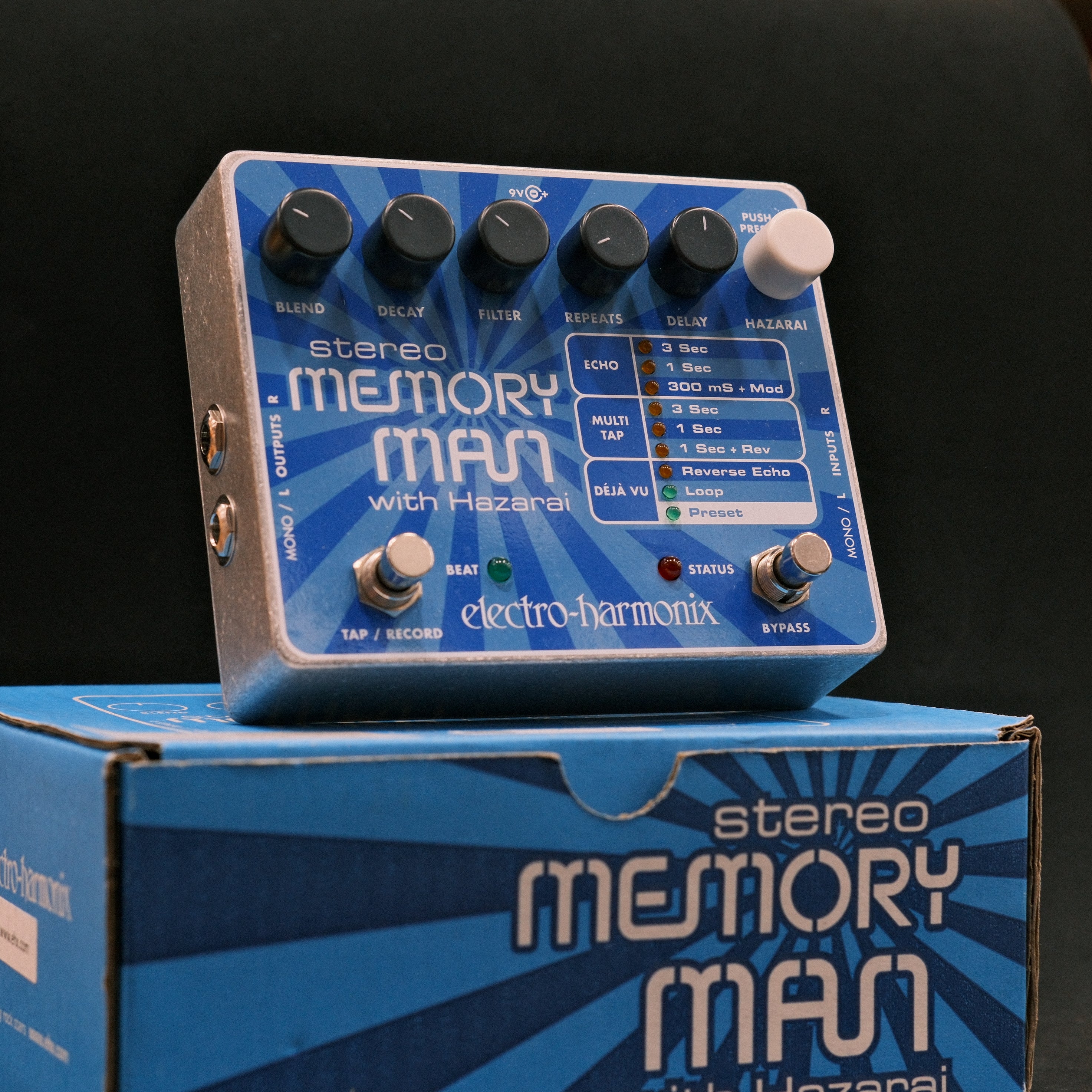 EHX Deluxe Memory Man w/Hazarai - Pre-Owned #1