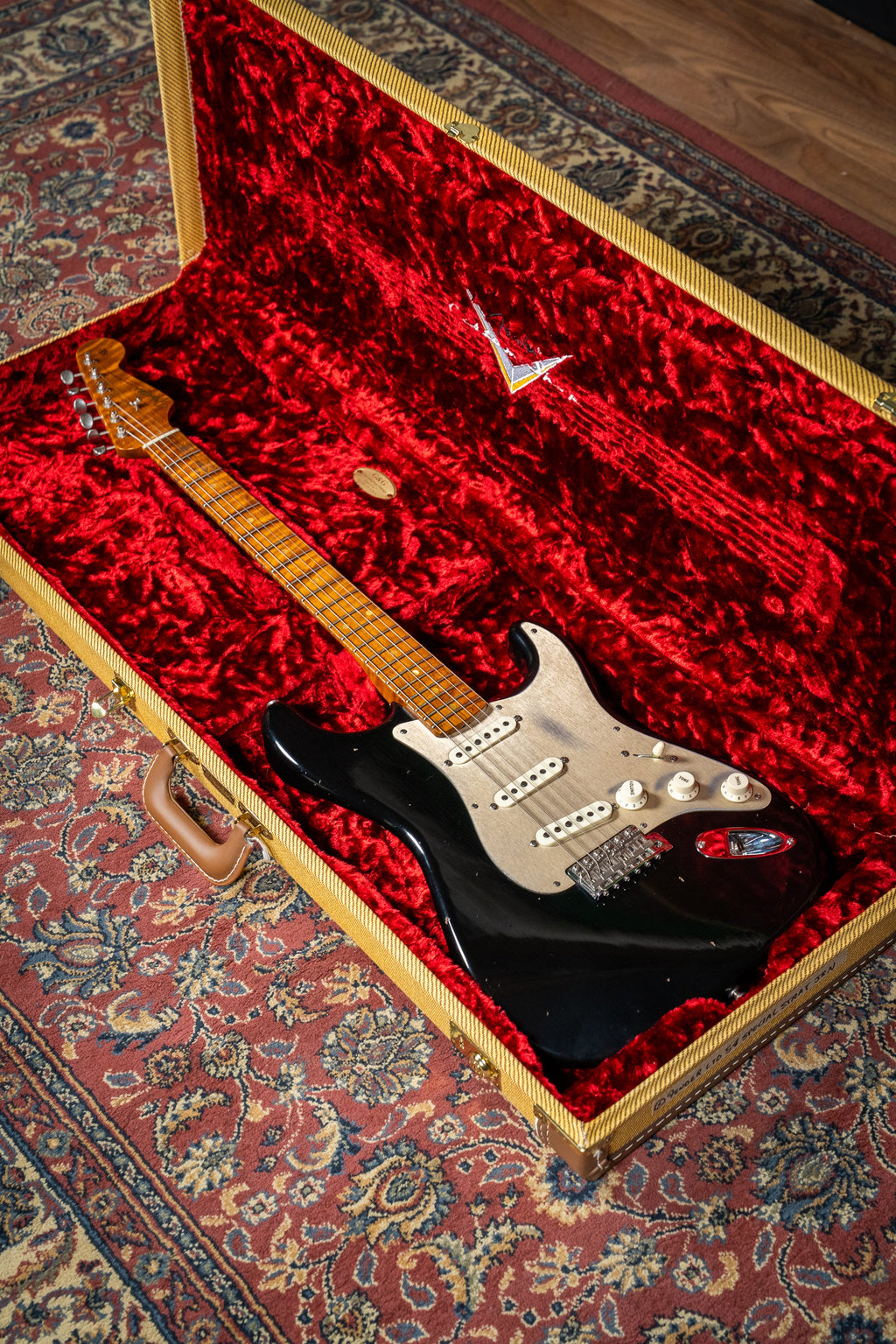 Fender Custom Shop LTD '58 Journeyman Strat w/Case + Accs - Closet Classic - Black - Pre-Owned