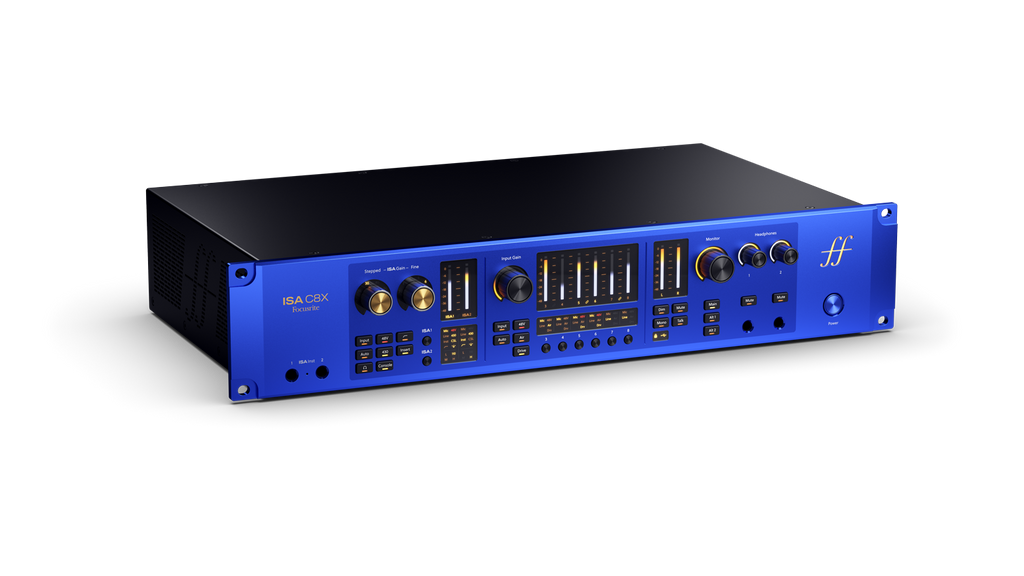 Focusrite ISA C8X USB-C Audio Interface w/2 built-in ISA Preamps