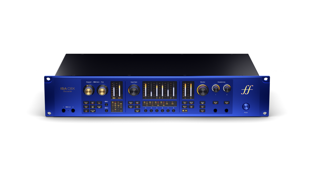 Focusrite ISA C8X USB-C Audio Interface w/2 built-in ISA Preamps